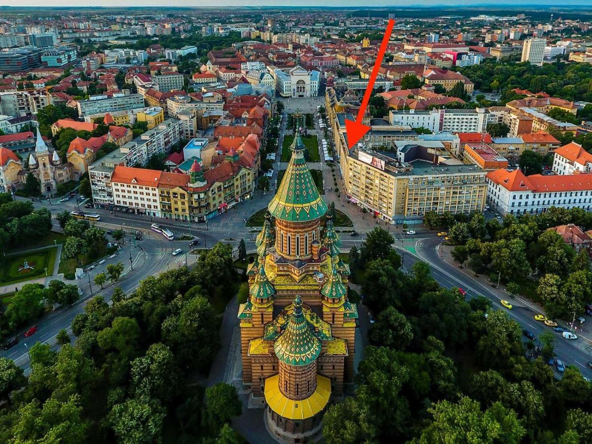 Ultracentral Apt With City Center View - Smart Tv - Ac Тимишоара Экстерьер фото